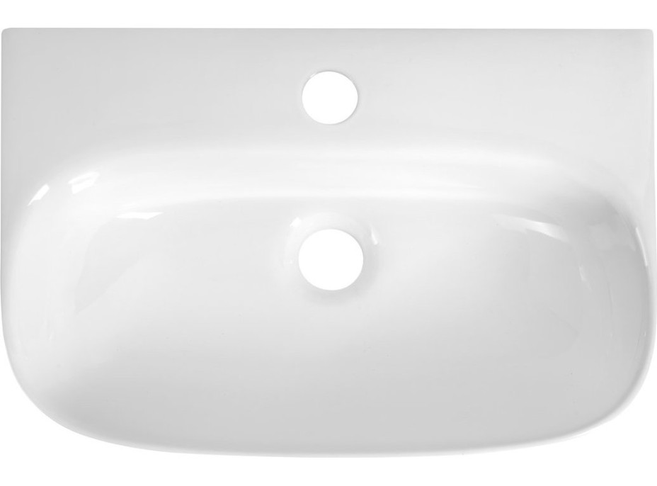 Aqualine FLANNY keramické umývadlo 46x31cm, biela NP396