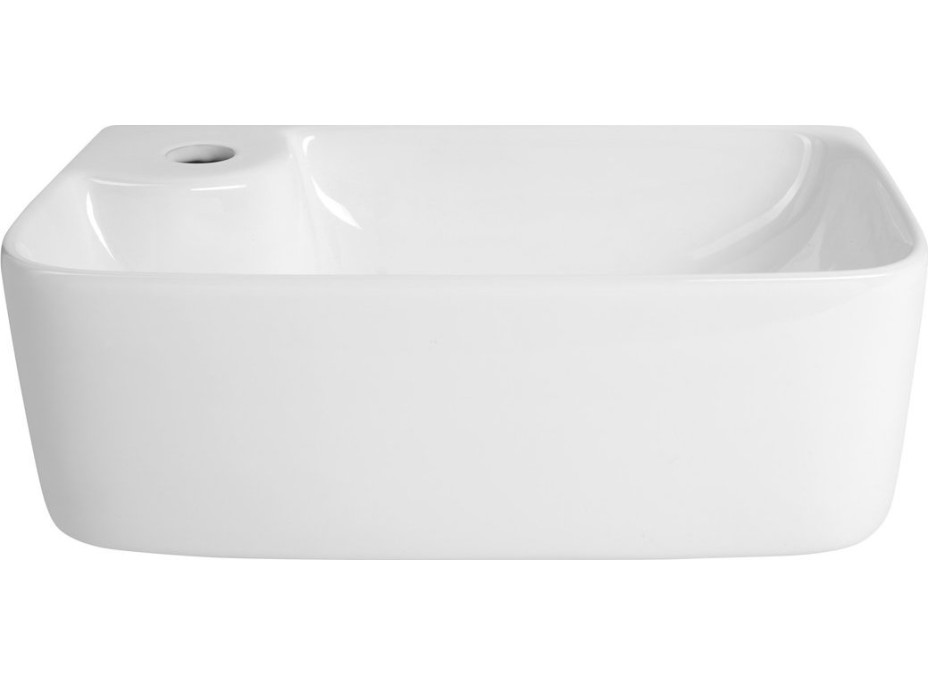 Aqualine BELLE keramické umývadlo 36x22cm, biela NP365