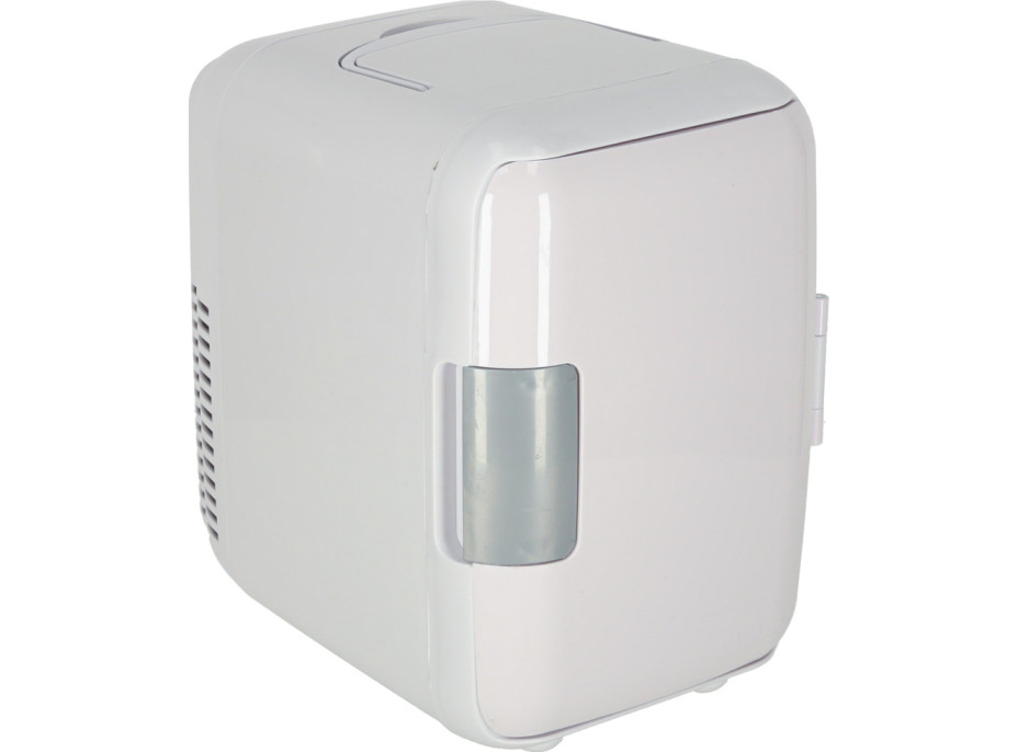 Cestovná elektrická mini chladnička do auta 2v1 4L - biela
