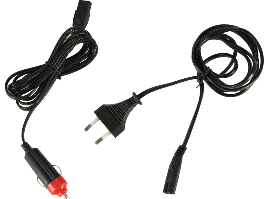 Cestovná elektrická mini chladnička do auta 2v1 4L - biela