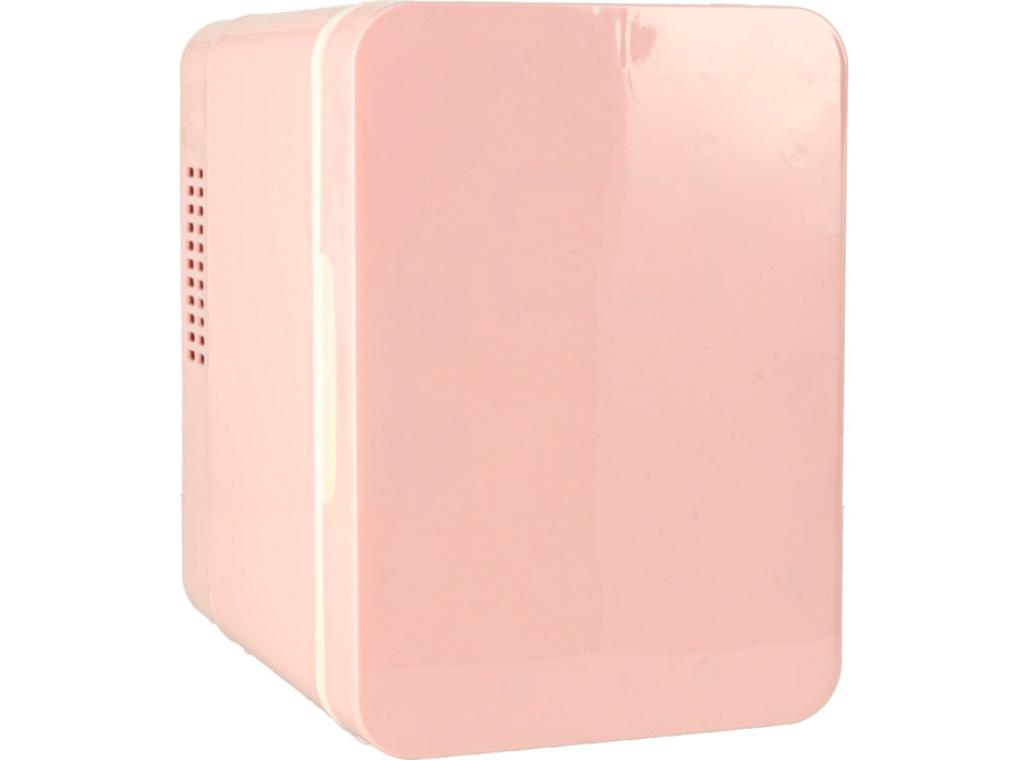 Cestovná elektrická mini chladnička do auta 2v1 4L - ružová