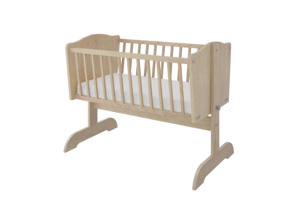 Detská kolíska SWEET DREAM 90x40 cm - PRÍRODNÁ BOROVICA