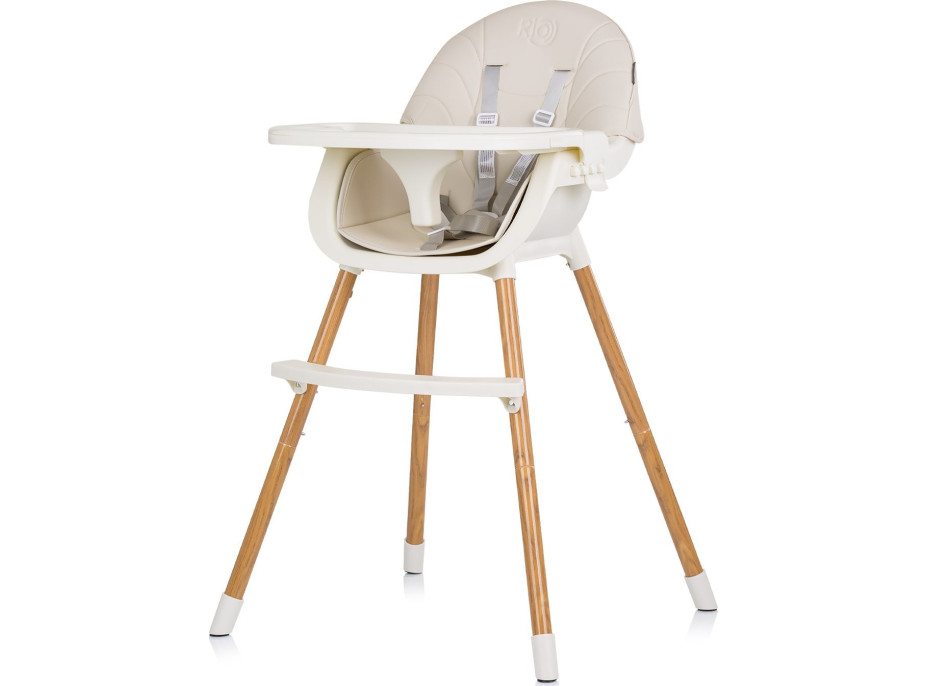 CHIPOLINO Jedálenská stolička Rio 2v1 Glacier