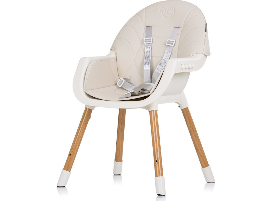 CHIPOLINO Jedálenská stolička Rio 2v1 Glacier