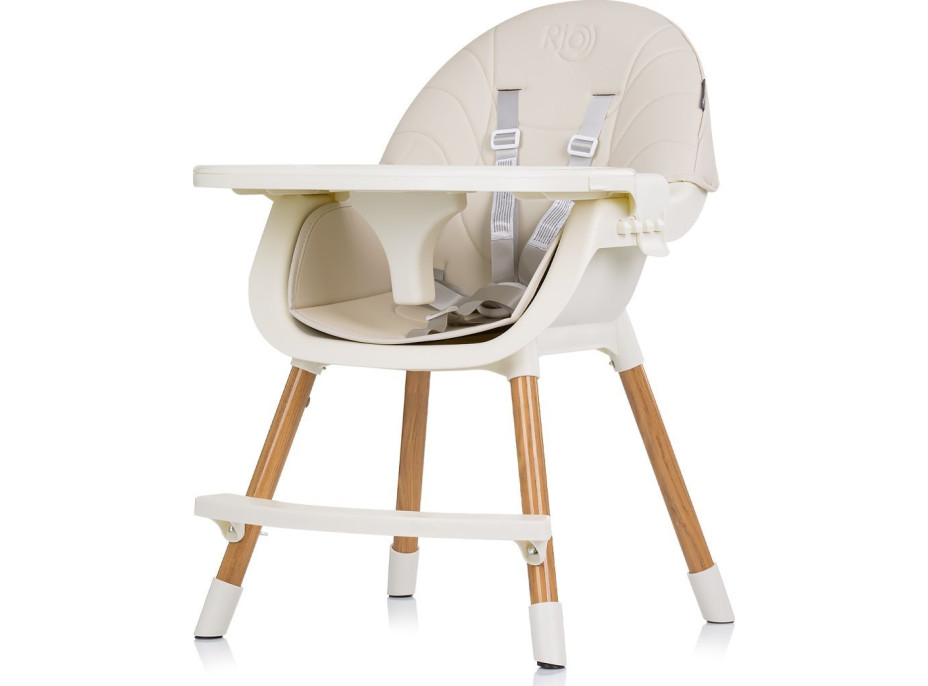 CHIPOLINO Jedálenská stolička Rio 2v1 Glacier