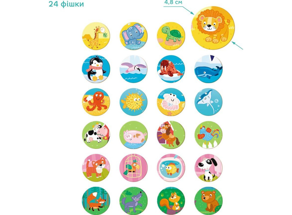 DODO Lotto Zvieratká a ich obydlia