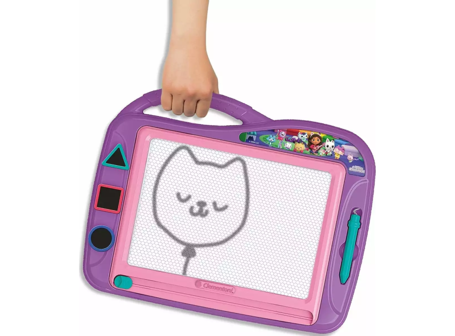 CLEMENTONI Magnetická tabuľa Gábinin kúzelný domček