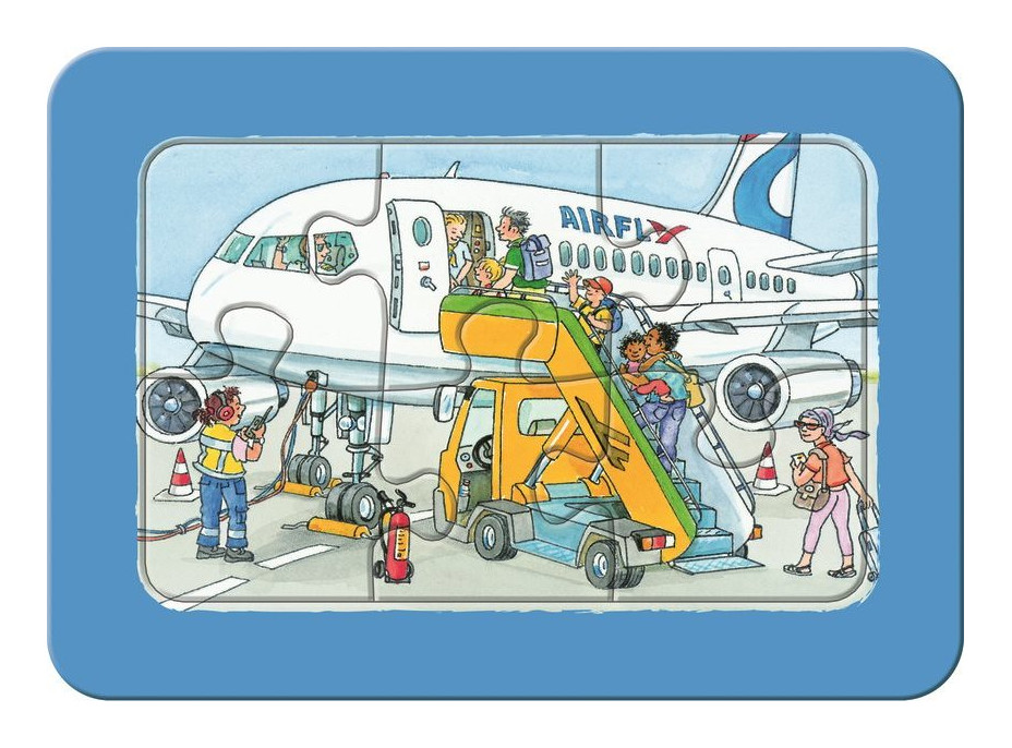 RAVENSBURGER Moje prvé puzzle Dopravné prostriedky 3x6 dielikov