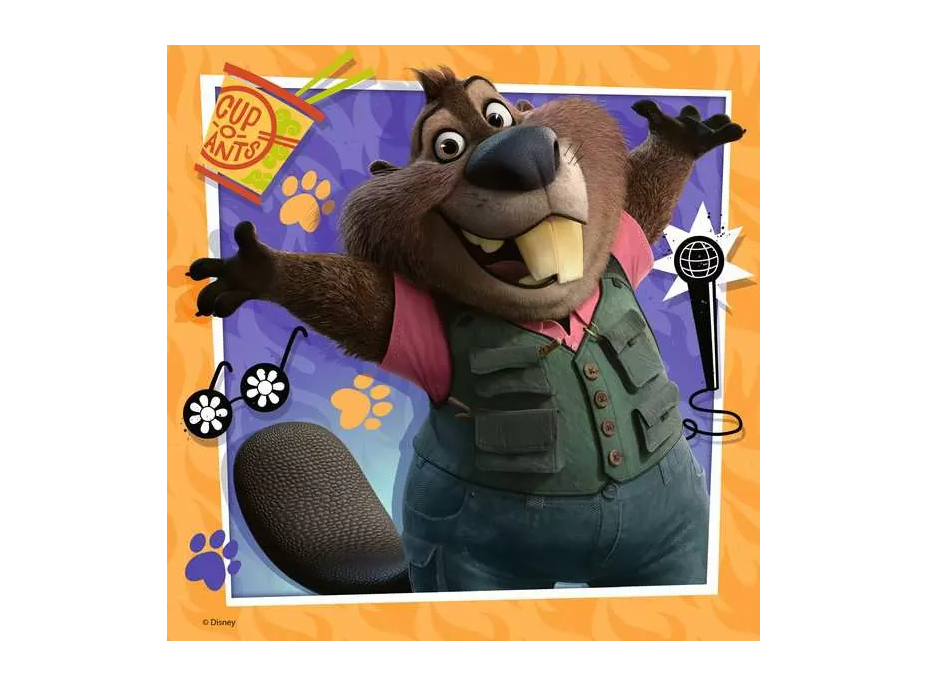 RAVENSBURGER Puzzle Zootropolis: Mesto zvierat 3x49 dielikov