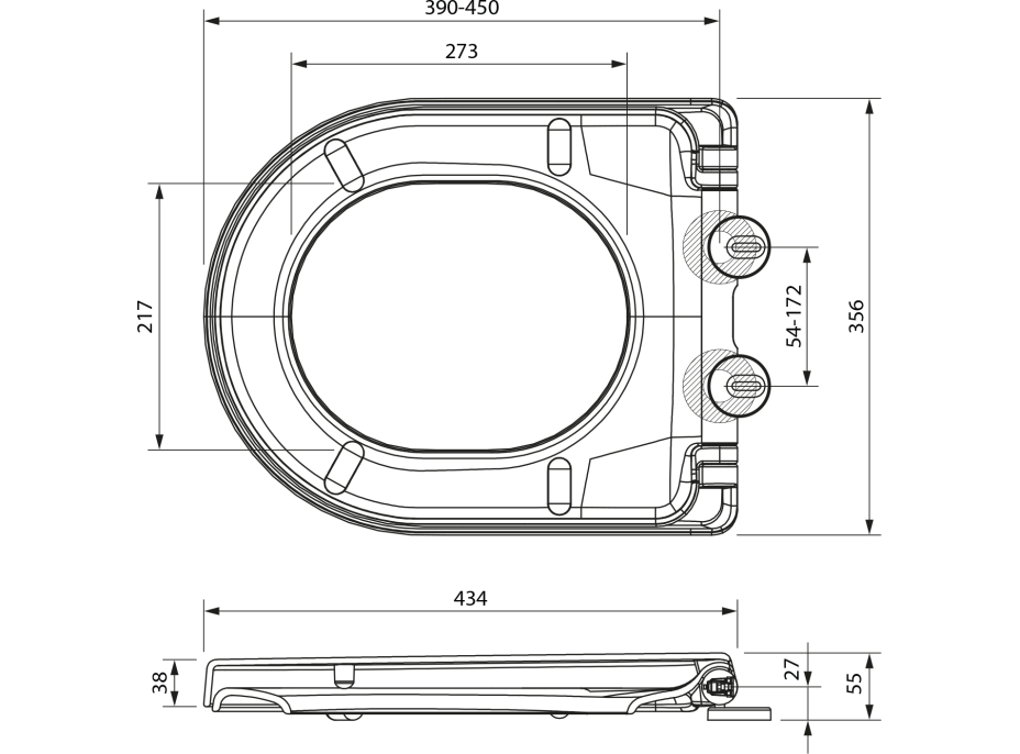 SAMONA BOA WC sedátko, Soft Close, Easy Take, biela 44845302