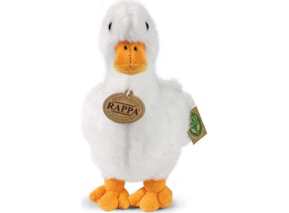 Rappa Plyšová kačica biela 24 cm ECO-FRIENDLY
