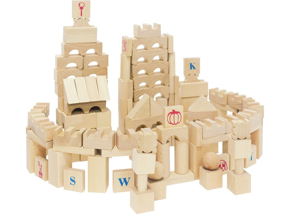 2Kids Toys Kocky prírodné XL 220 ks