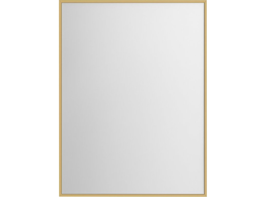 Sapho NOTION SLIM zrkadlo v ráme 60x80cm, zlato mat NT860G