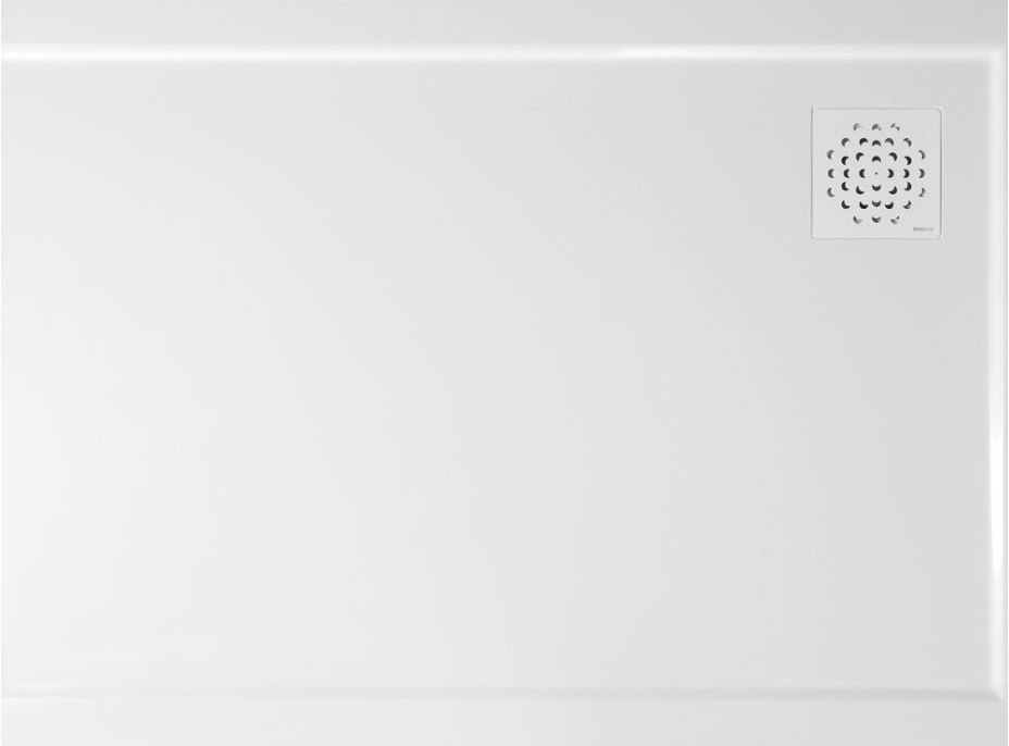 Gelco XENA sprchová vanička z liateho mramoru, obdĺžnik 120x80cm, biela HX12080