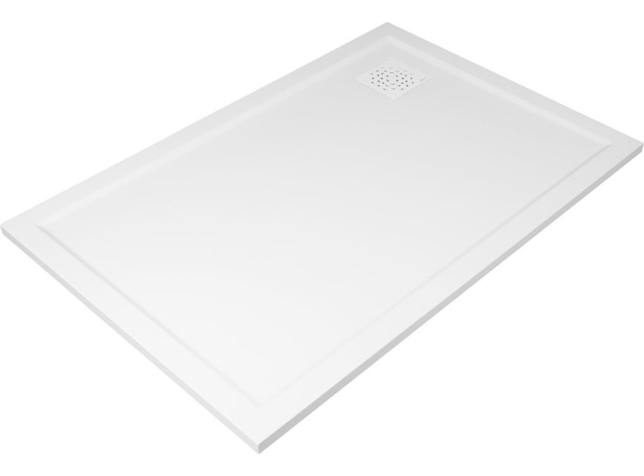 Gelco XENA sprchová vanička z liateho mramoru, obdĺžnik 120x80cm, biela HX12080