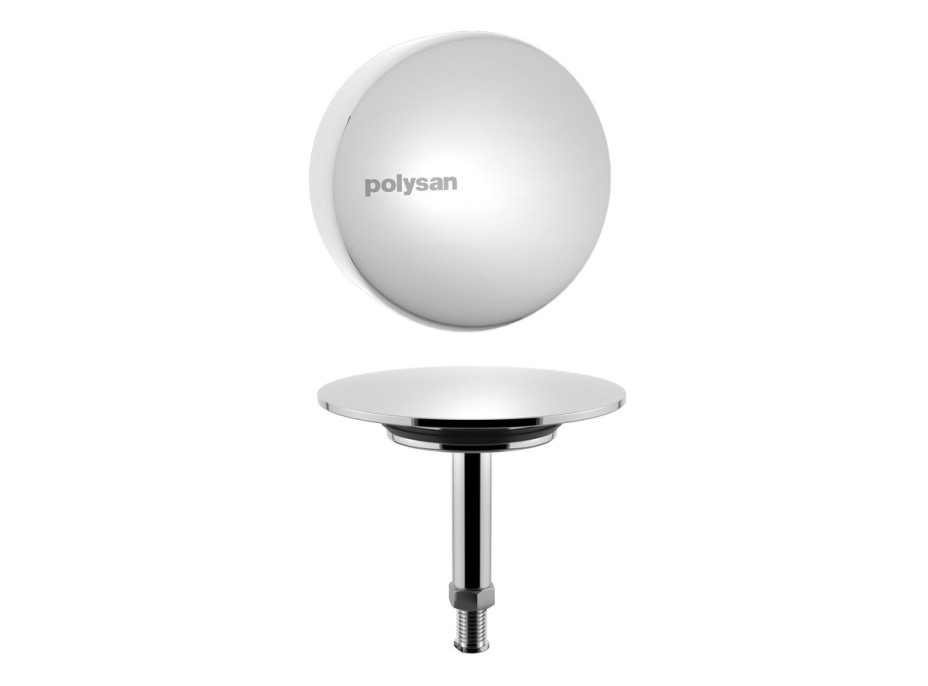 Polysan Vrchná sada vaňovej súpravy, chróm 71891