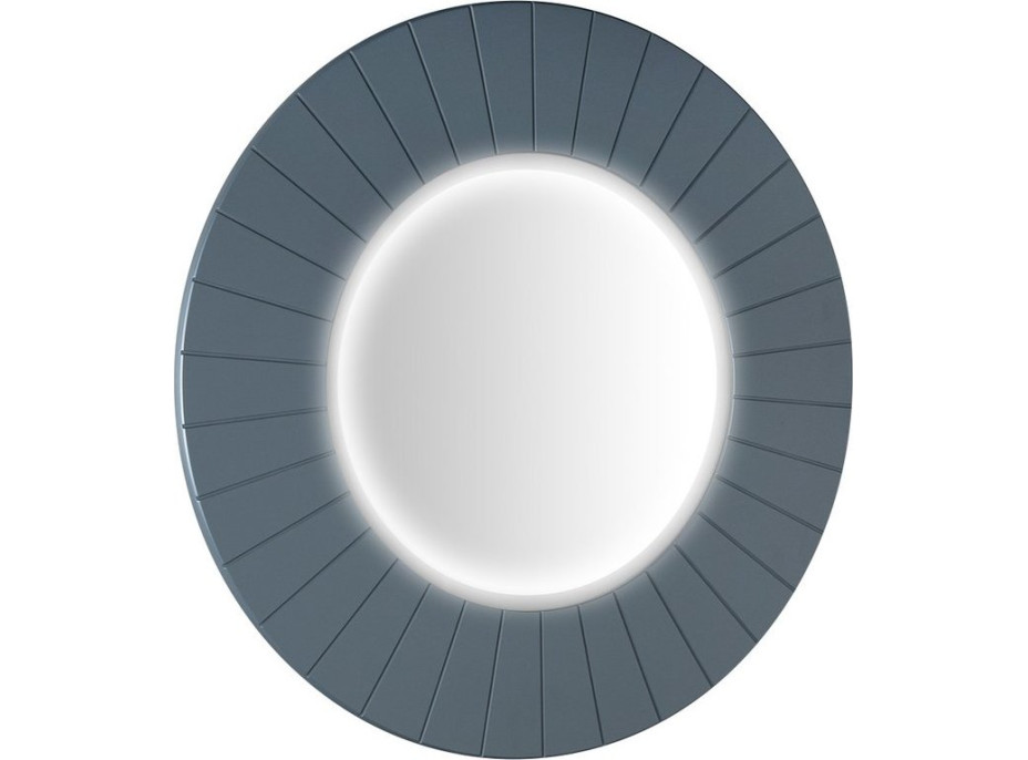 Sapho LUMIRO STRIP okrúhle zrkadlo s LED osvetlením v ráme ø 75cm, siena LR750-4242S