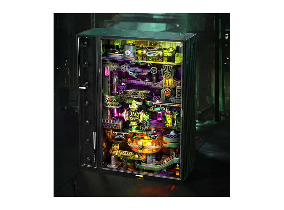 RoboTime 3D mechanická skladačka guličkovej dráhy Mesto alchýmia