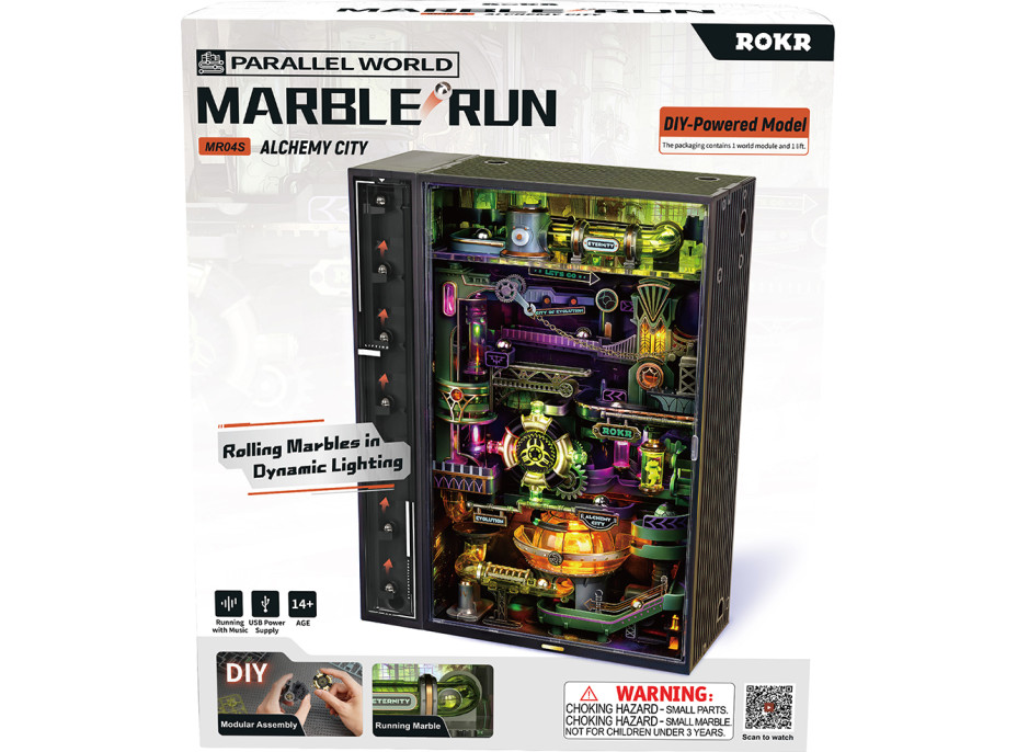 RoboTime 3D mechanická skladačka guličkovej dráhy Mesto alchýmia