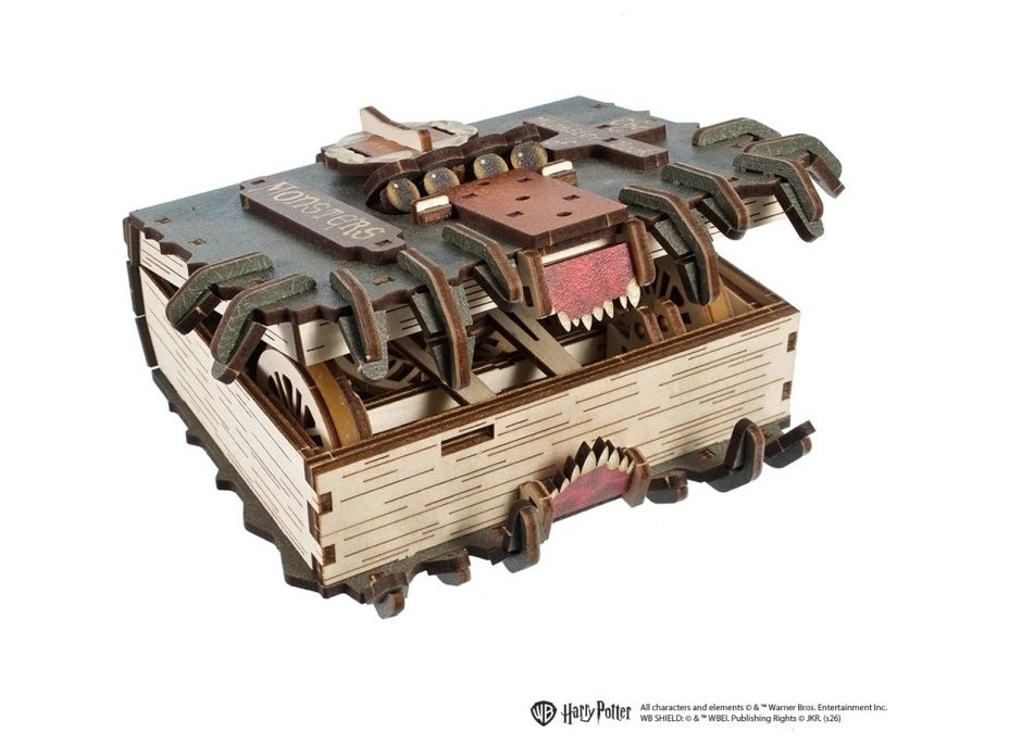 Ugears 3D drevená mechanická skladačka Harry Potter Monster Book of Monsters