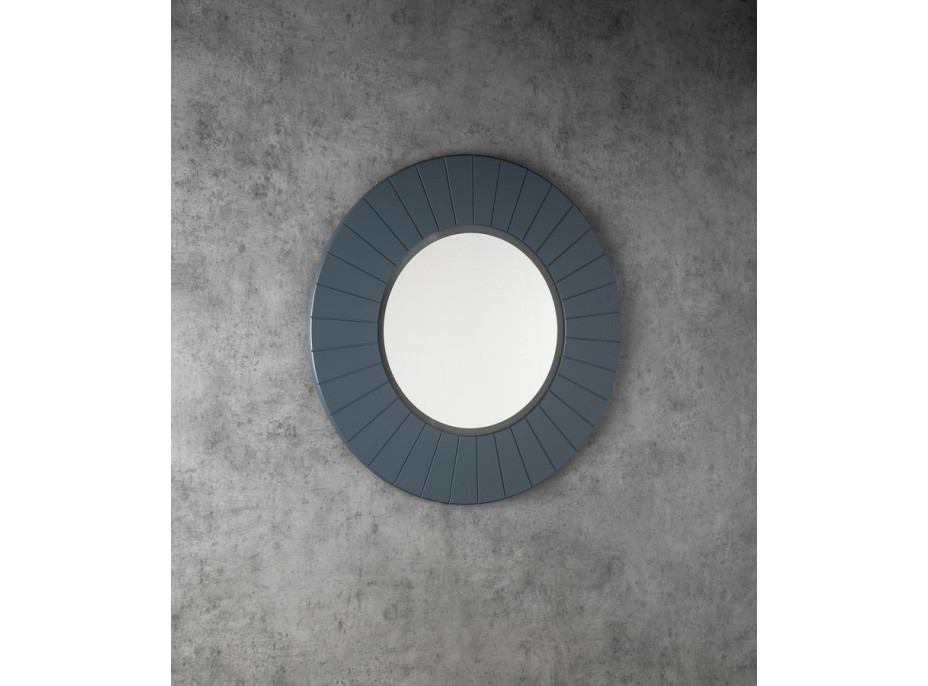 Sapho LUMIRO STRIP okrúhle zrkadlo s LED osvetlením v ráme ø 75cm, siena LR750-4242S