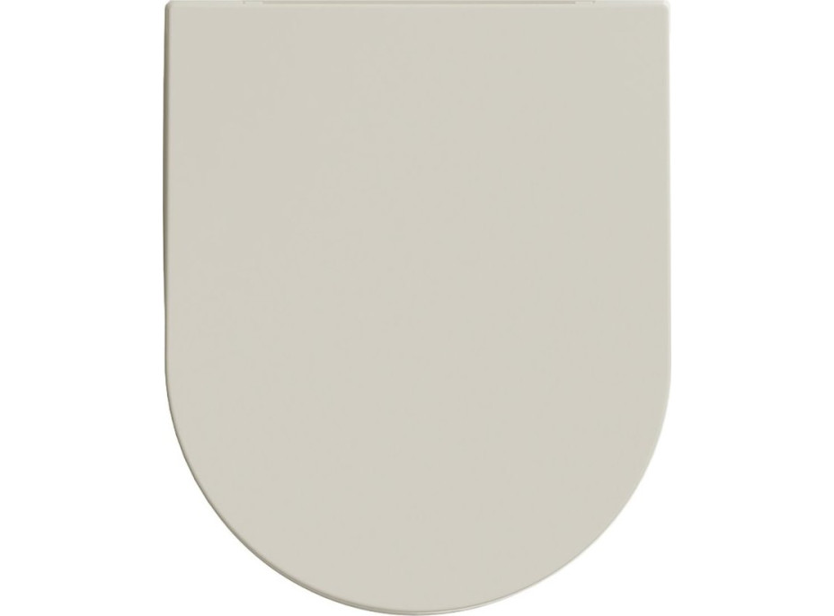 Isvea INFINITY WC sedadlo, SLIM, Soft Close, Easy Take, ivory 40KF0532I