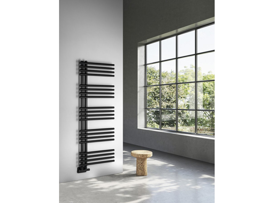 Sapho NYMPHA vykurovacie teleso 500x1250mm, čierna mat LLN125B