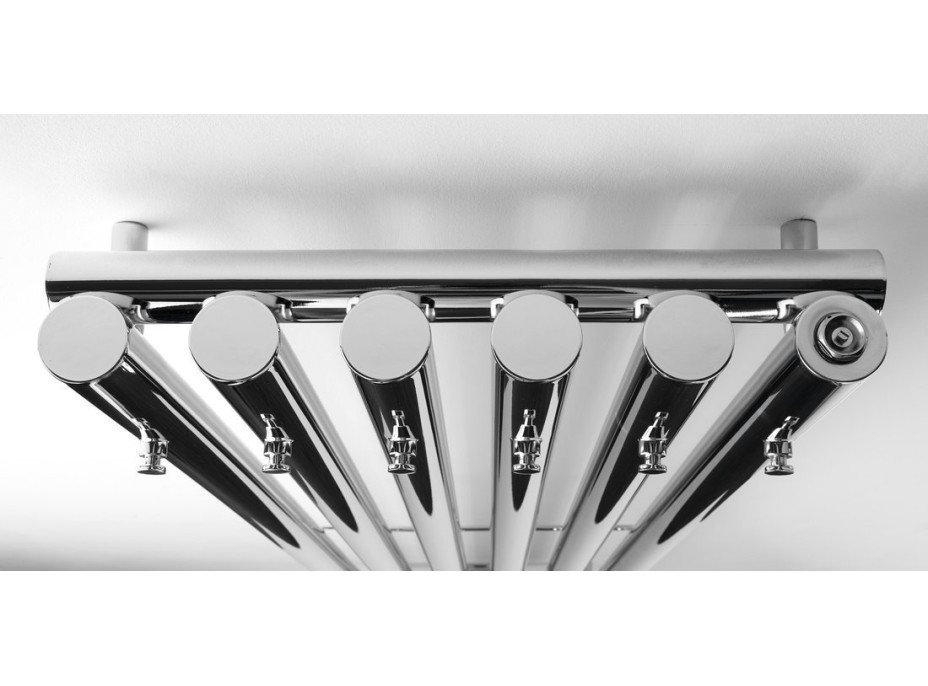 Sapho PILON vykurovacie teleso 418x1800mm, so šiestimi háčikmi pre uterák, chróm IZ130T