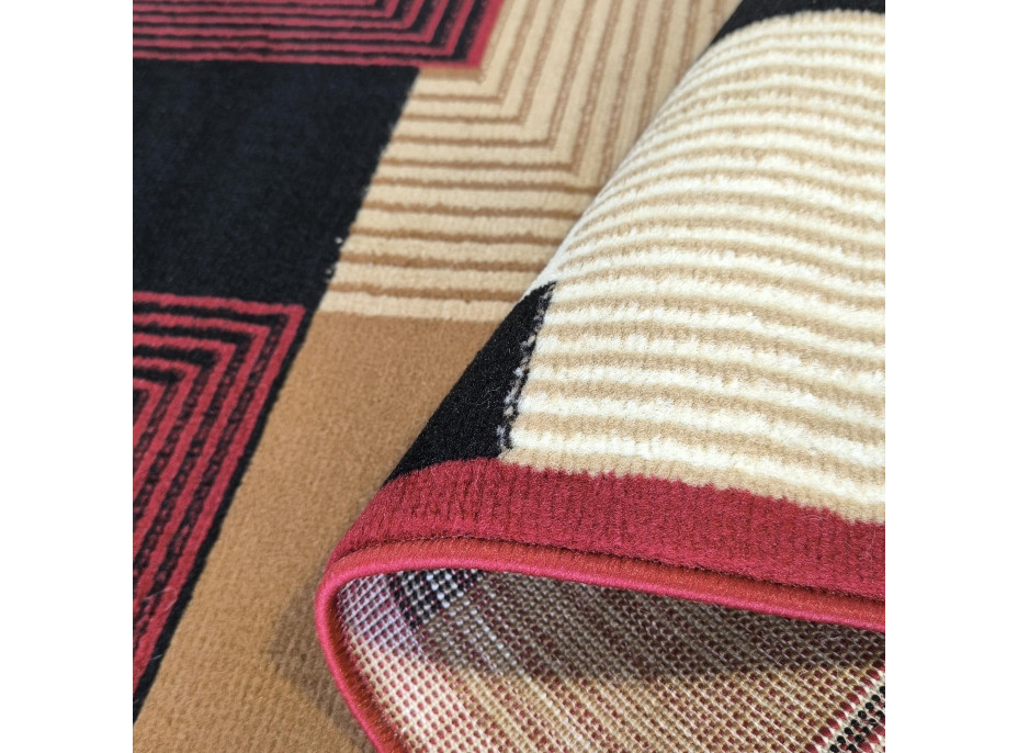 Behúň ALPHA Abstract - červený