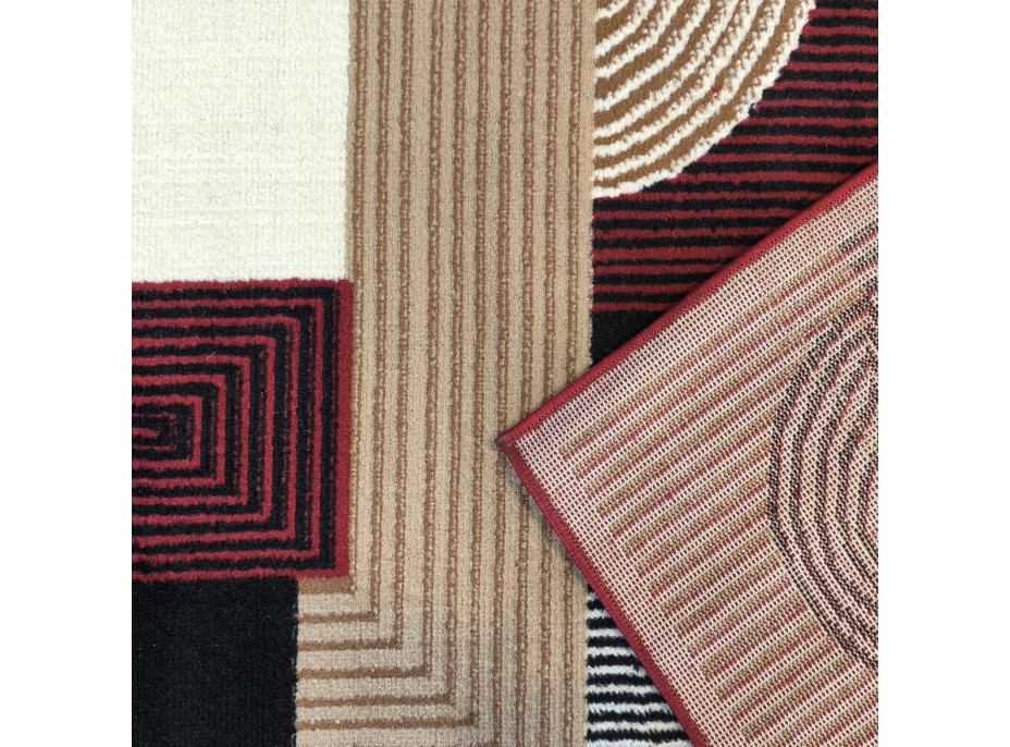 Behúň ALPHA Abstract - červený