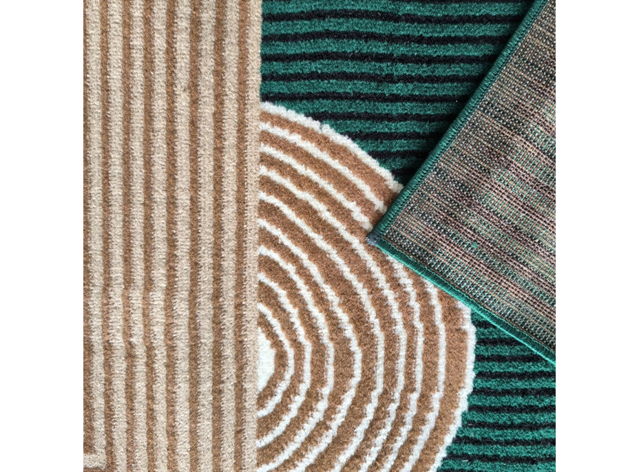 Behúň ALPHA Abstract - zelený