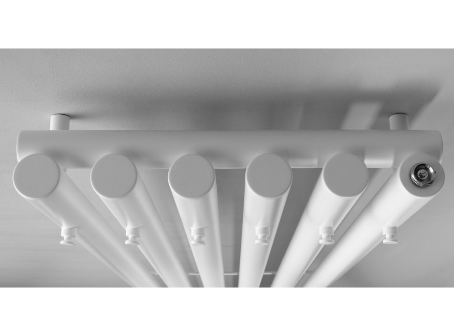 Sapho PILON vykurovacie teleso 418x1800mm, so šiestimi háčikmi pre uterák, biela mat IZ131T