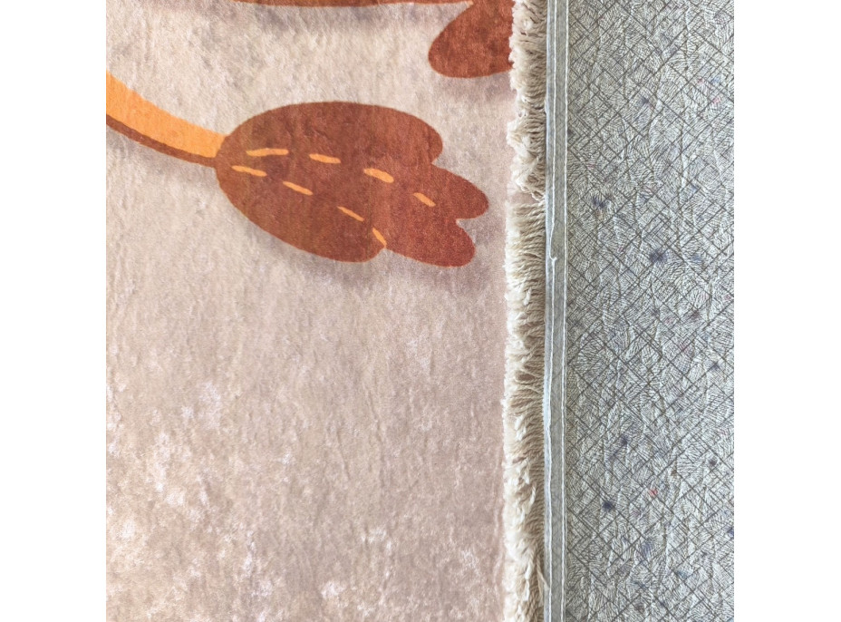 Dětský kusový koberec HONOR New - Lev - šedý