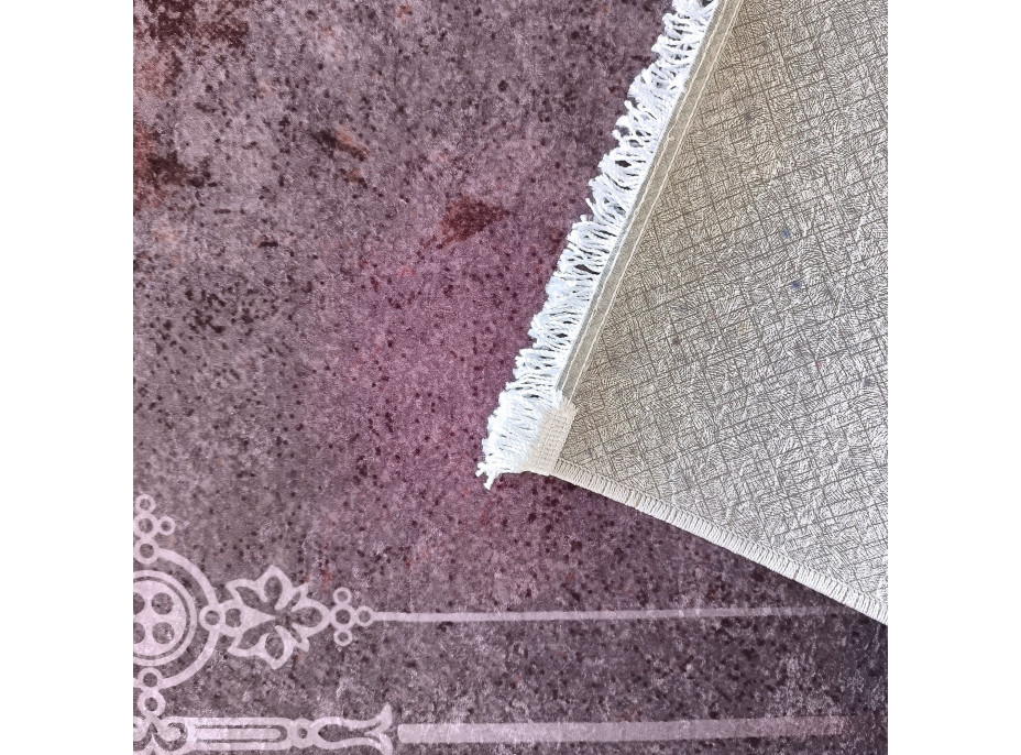 Kusový koberec HONOR New - Edge - tmavo červený