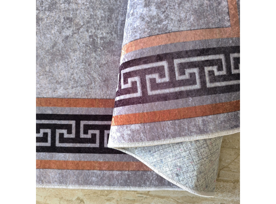 Kusový koberec HONOR New - Greek - hnedý