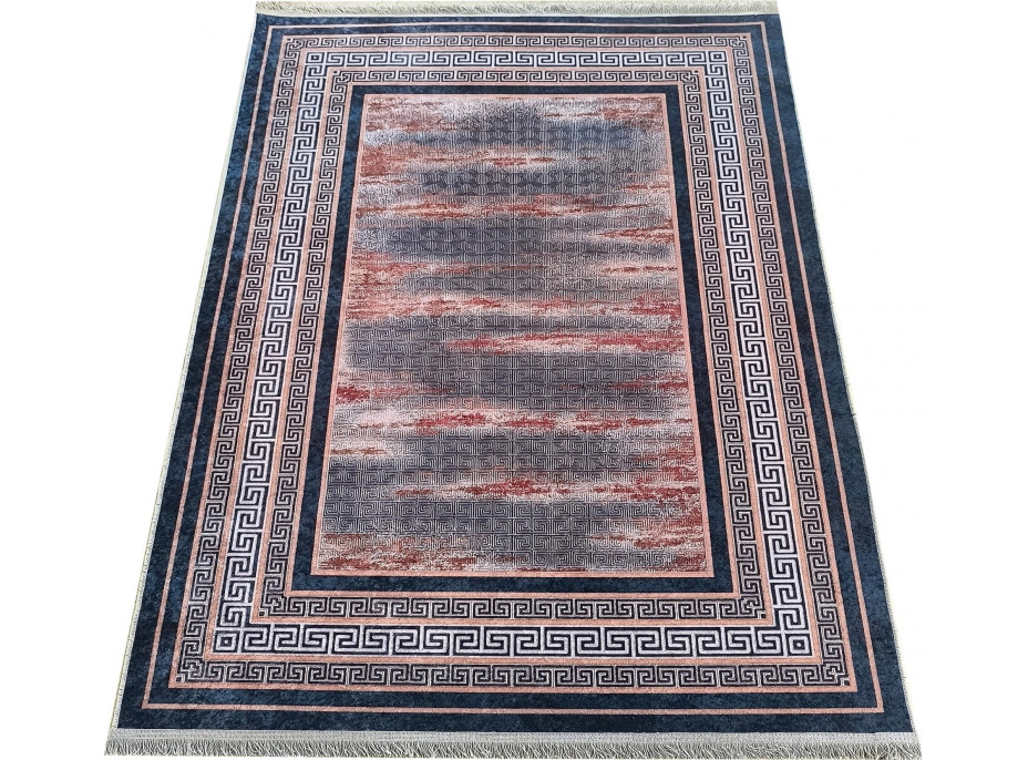 Kusový koberec HONOR New - Greece - tmavomodrý/červený