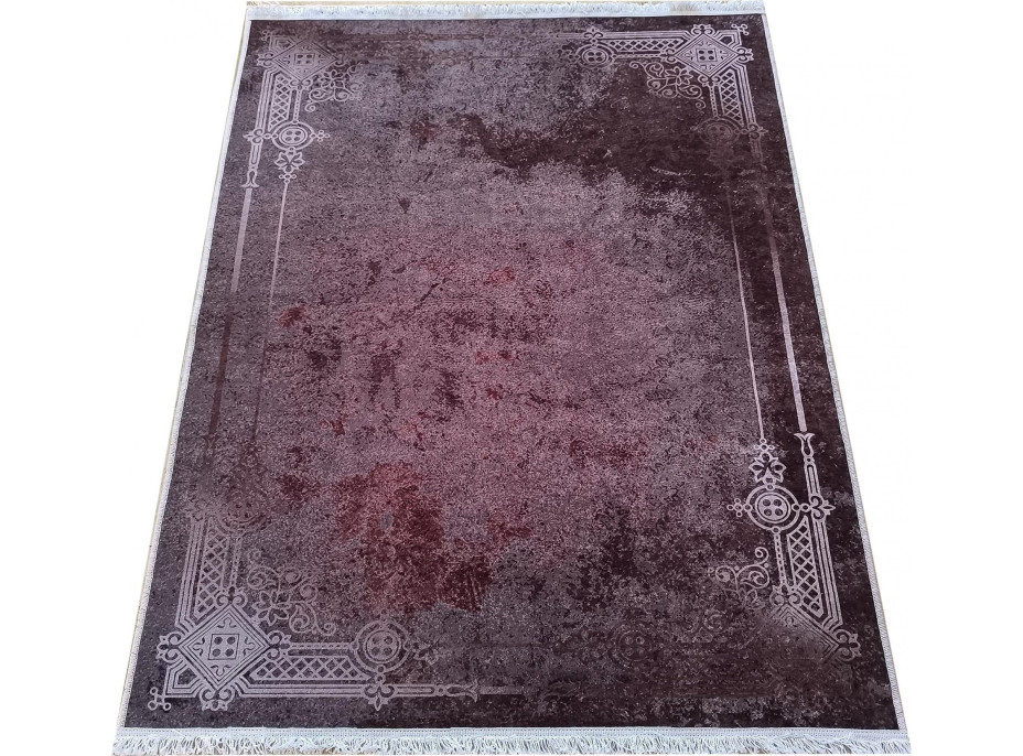 Kusový koberec HONOR New - Edge - tmavo červený