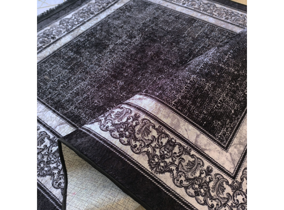 Kusový koberec HONOR New - Trim - tmavo šedý