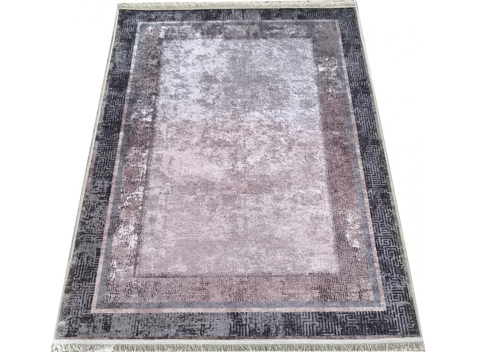 Kusový koberec HONOR New - Frame - sivý