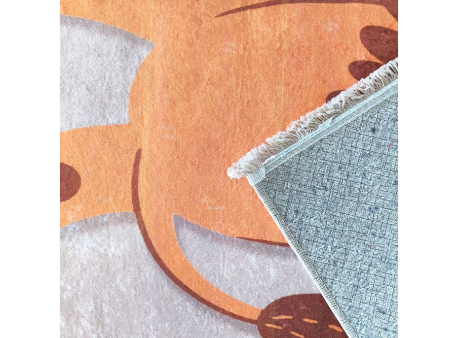 Detský kusový koberec HONOR New - Lev - šedý