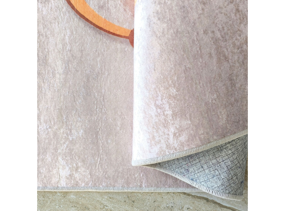 Detský kusový koberec HONOR New - Lev - šedý