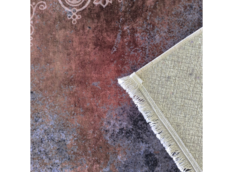 Kusový koberec HONOR New - Edge - tmavo šedý / hnedý