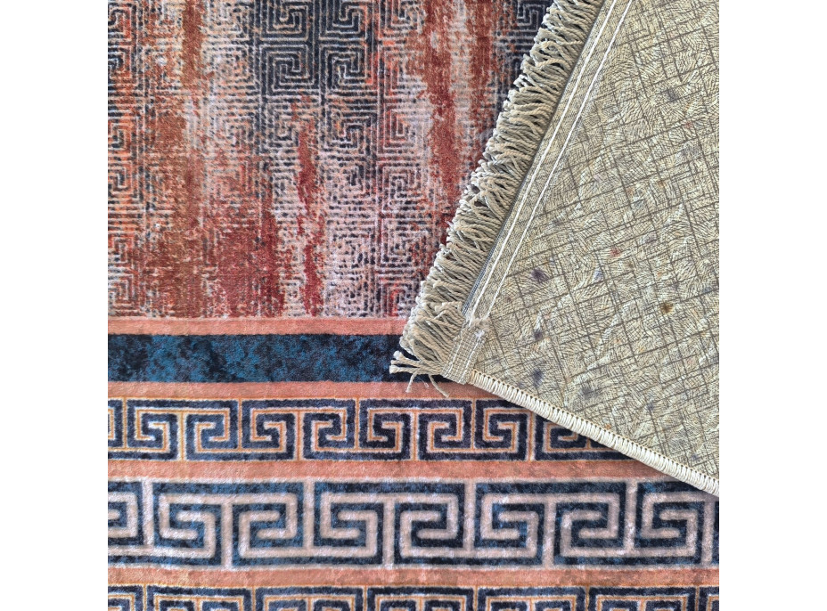 Kusový koberec HONOR New - Greece - tmavomodrý/červený