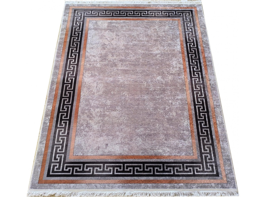 Kusový koberec HONOR New - Greek - hnedý