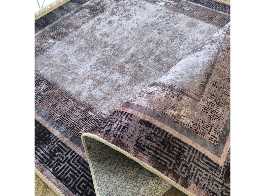 Kusový koberec HONOR New - Frame - sivý