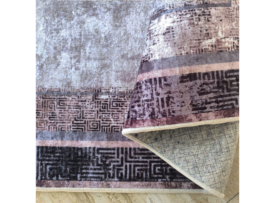 Kusový koberec HONOR New - Frame - sivý