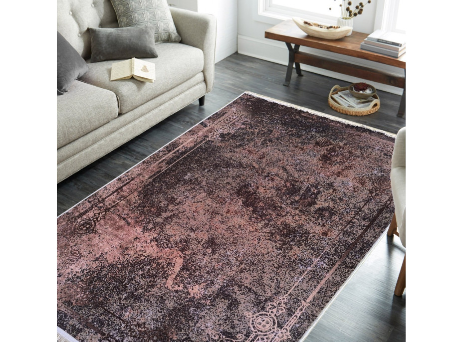 Kusový koberec HONOR New - Edge - hnedý