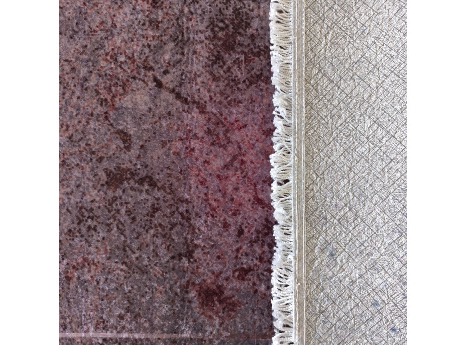 Kusový koberec HONOR New - Edge - tmavo červený