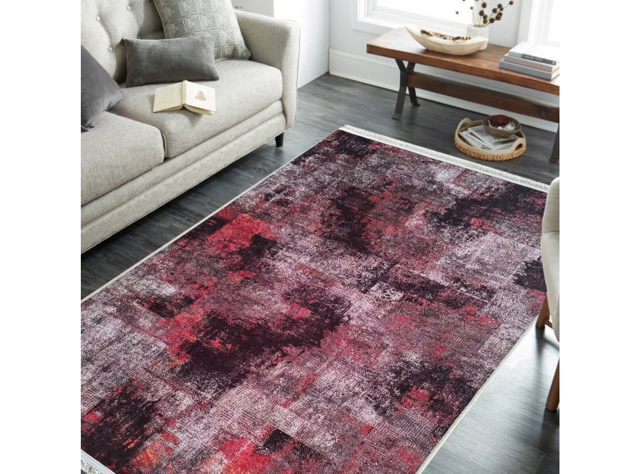 Kusový koberec HONOR New - Fusion - červený