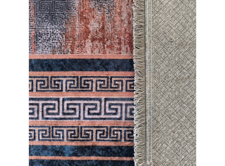 Kusový koberec HONOR New - Greece - tmavomodrý/červený